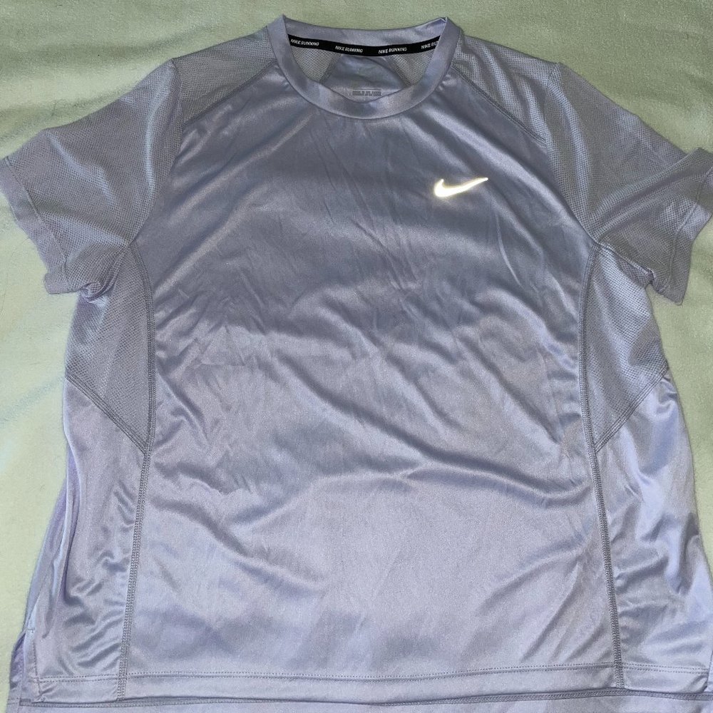 Lilac Nike Dri-Fit Running Shirt
